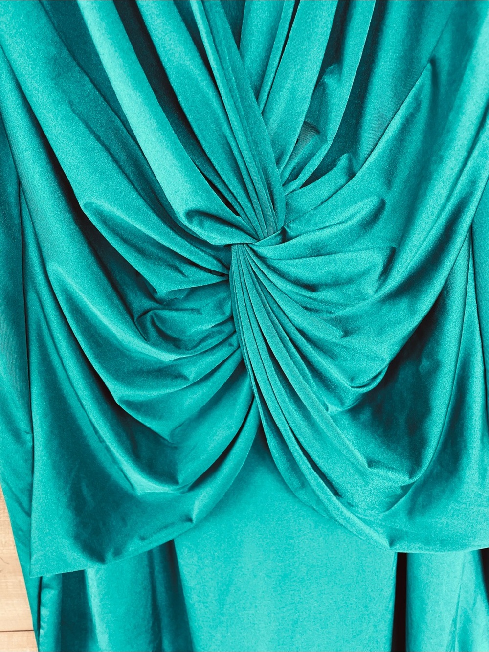 Celebrations by Sydney’s Closet Knot Front Green Dress XL -1X - Picture 8 of 11